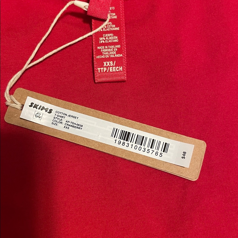 Cranberry cotton jersey t-shirt - Picture 2 of 4